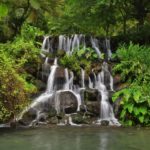 Water Falling into a Pond